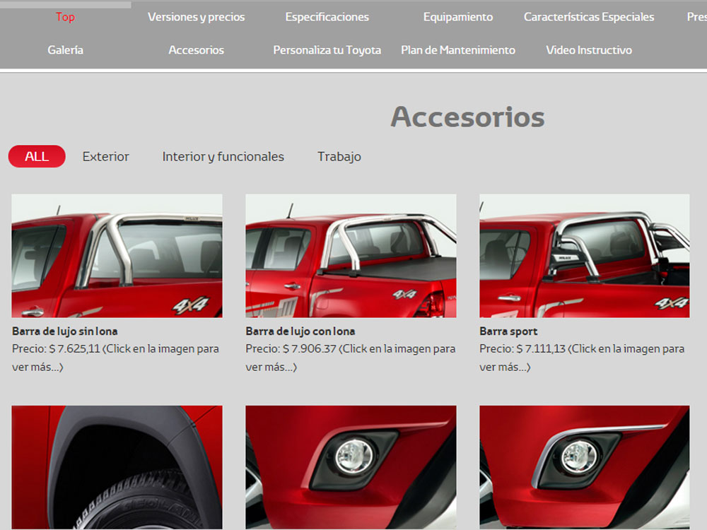 Accesorios-Toyota