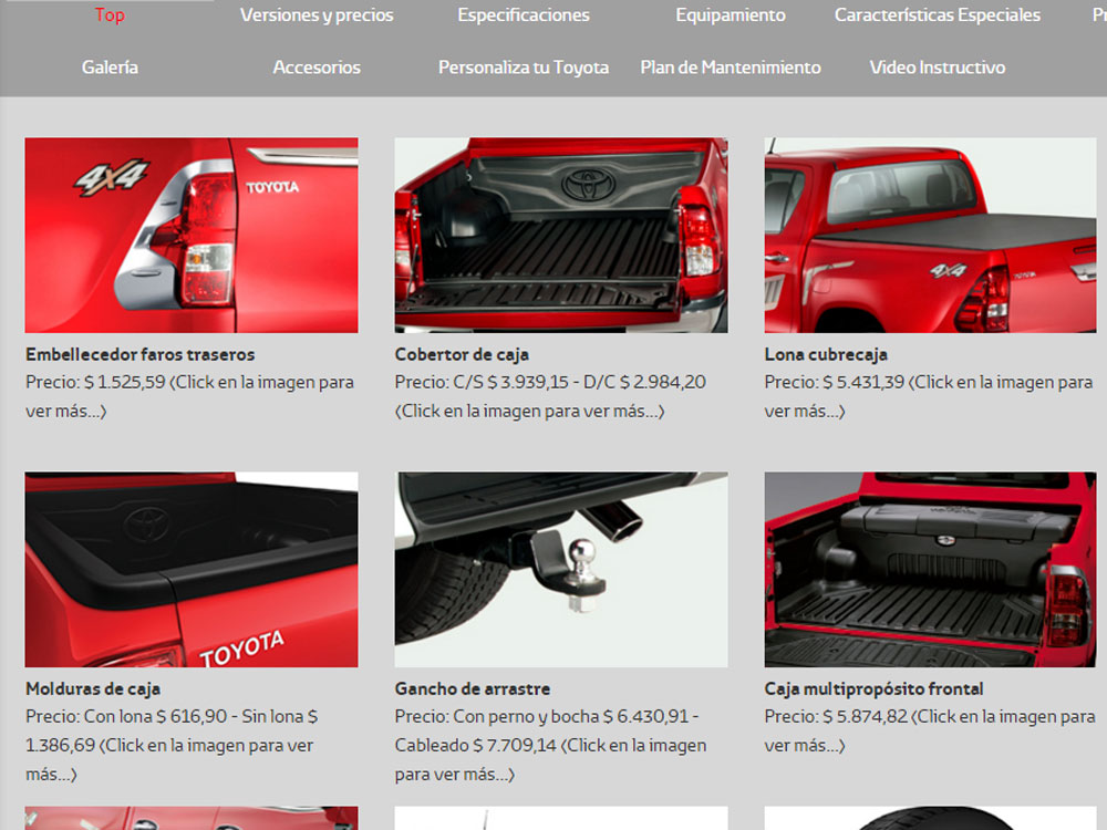 Accesorios-Toyota