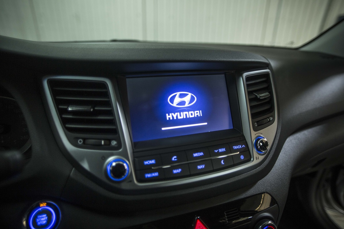 Hyundai Tucson Turbo pantalla