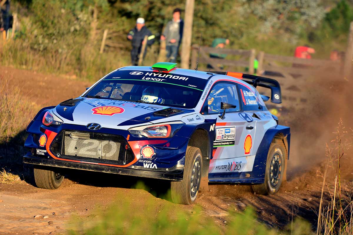 Rally de Córdoba Hyundai frente