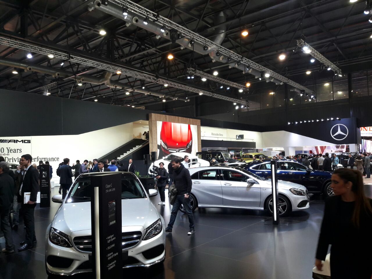 mercedes stand