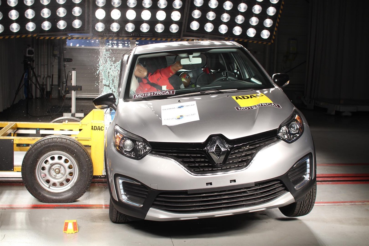 Renault Captur prueba de choque