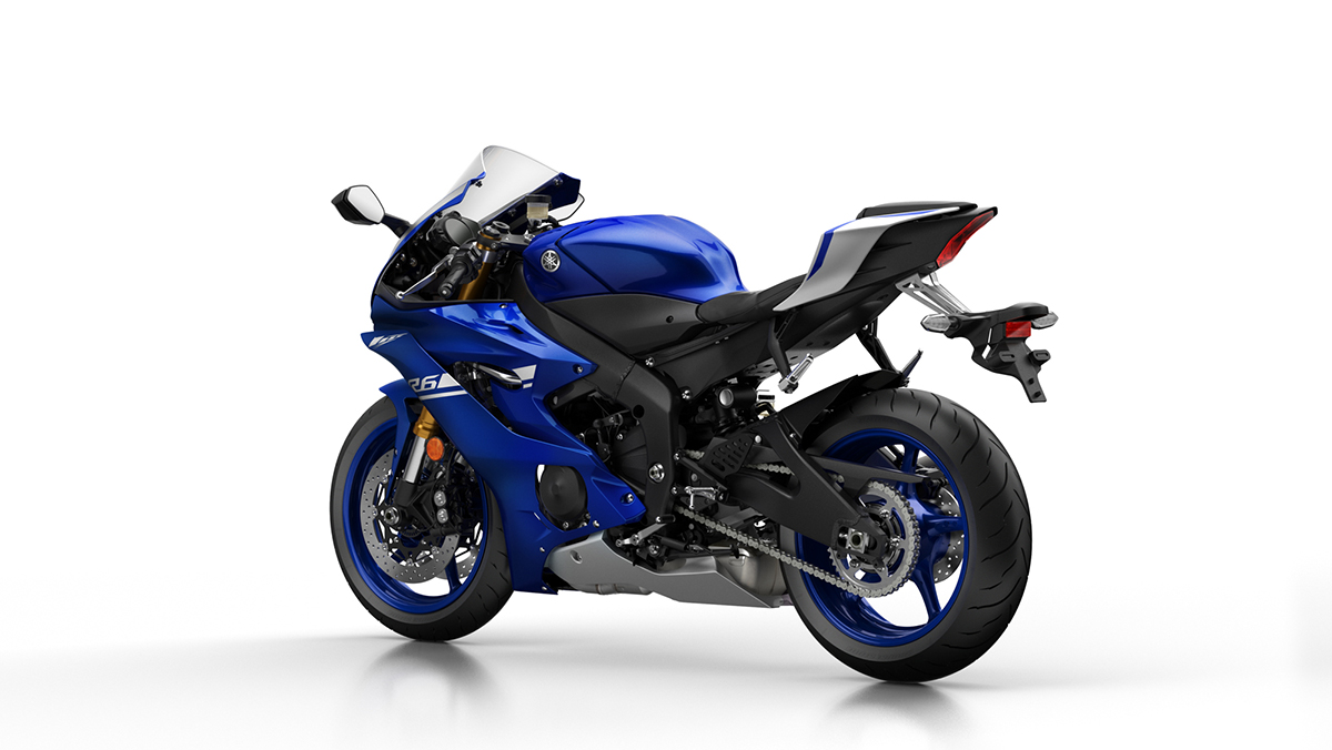 Yamaha YZF R6 trasera
