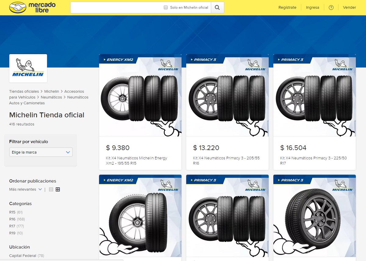 Michelin Mercado Libre