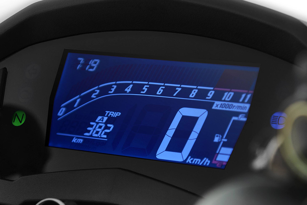 Honda CB250 Twister tablero