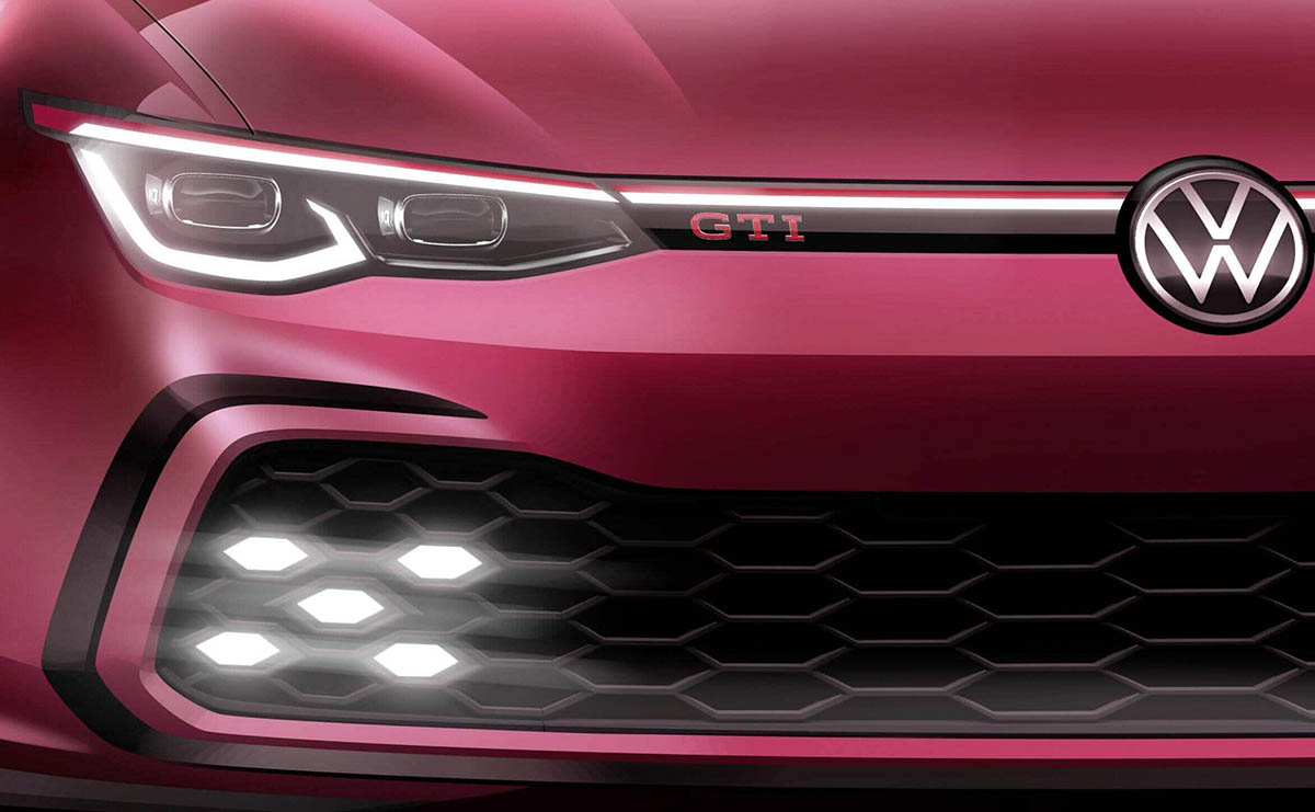 Volkswagen Golf GTi frente teaser