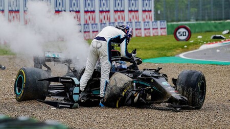 Russell Bottas Imola F1 2021