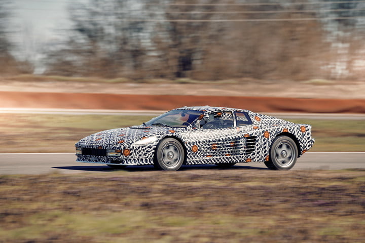 Perfil de Ferrari Testarossa modernizado