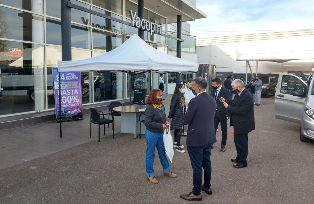 Yacopini MB evento planes Mercedes