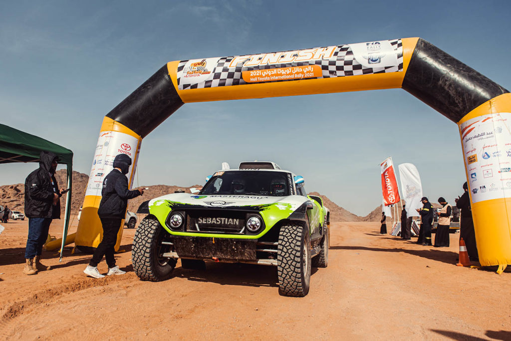 Rally Hail Sebastian Halpern Mini X raid 2021