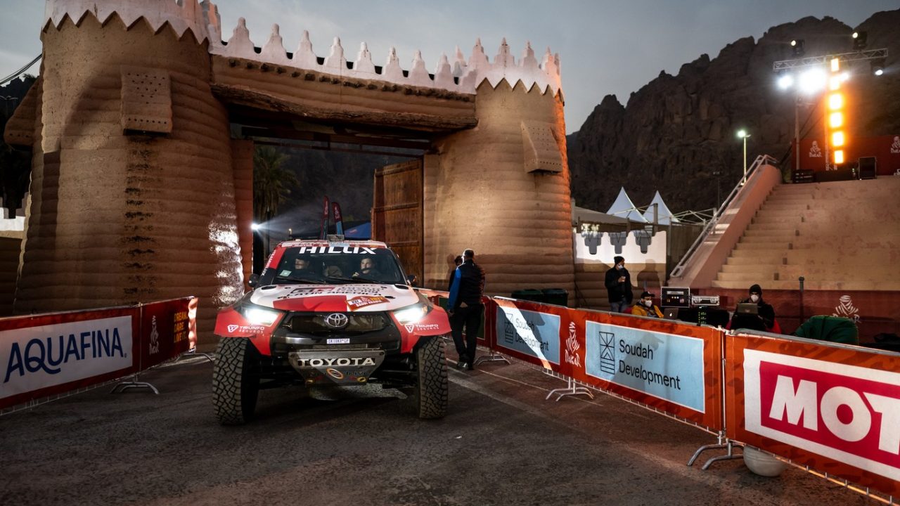 Dakar Juan Cruz podio