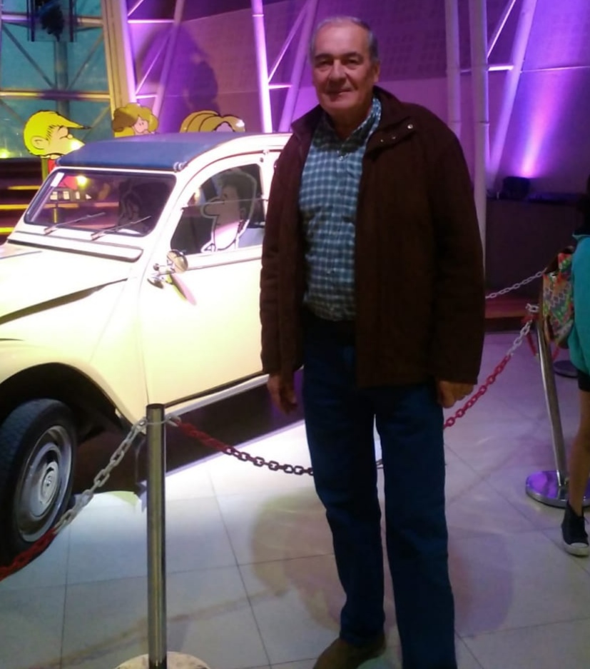 Rubén, el dueño del flamante 2CV de Mafalda