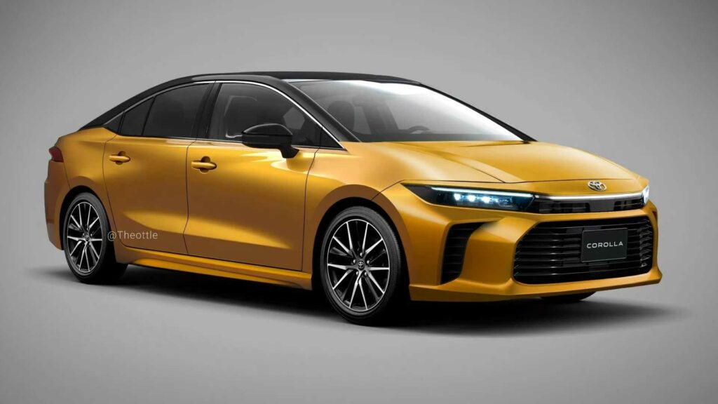 nuevo Toyota Corolla proyección