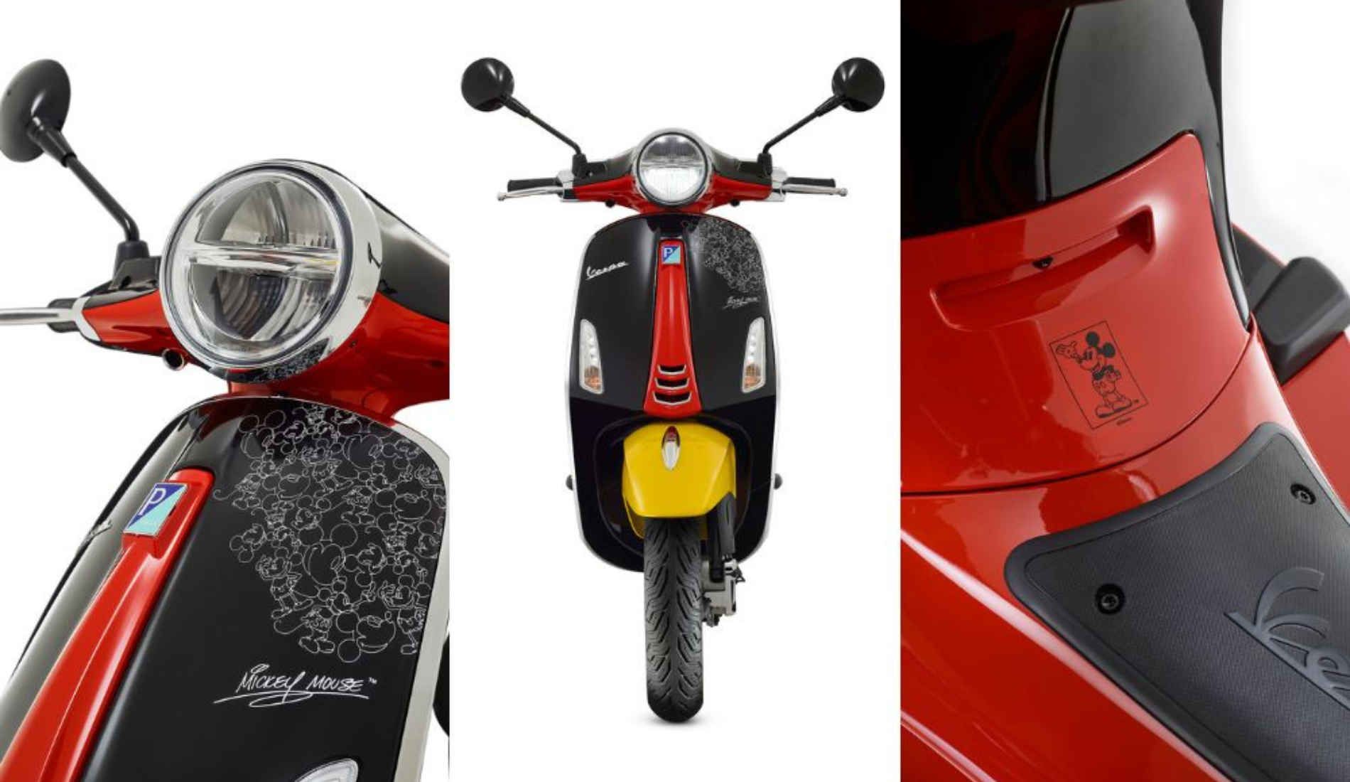 La nueva Vespa inspirada en Mickey Mouse.