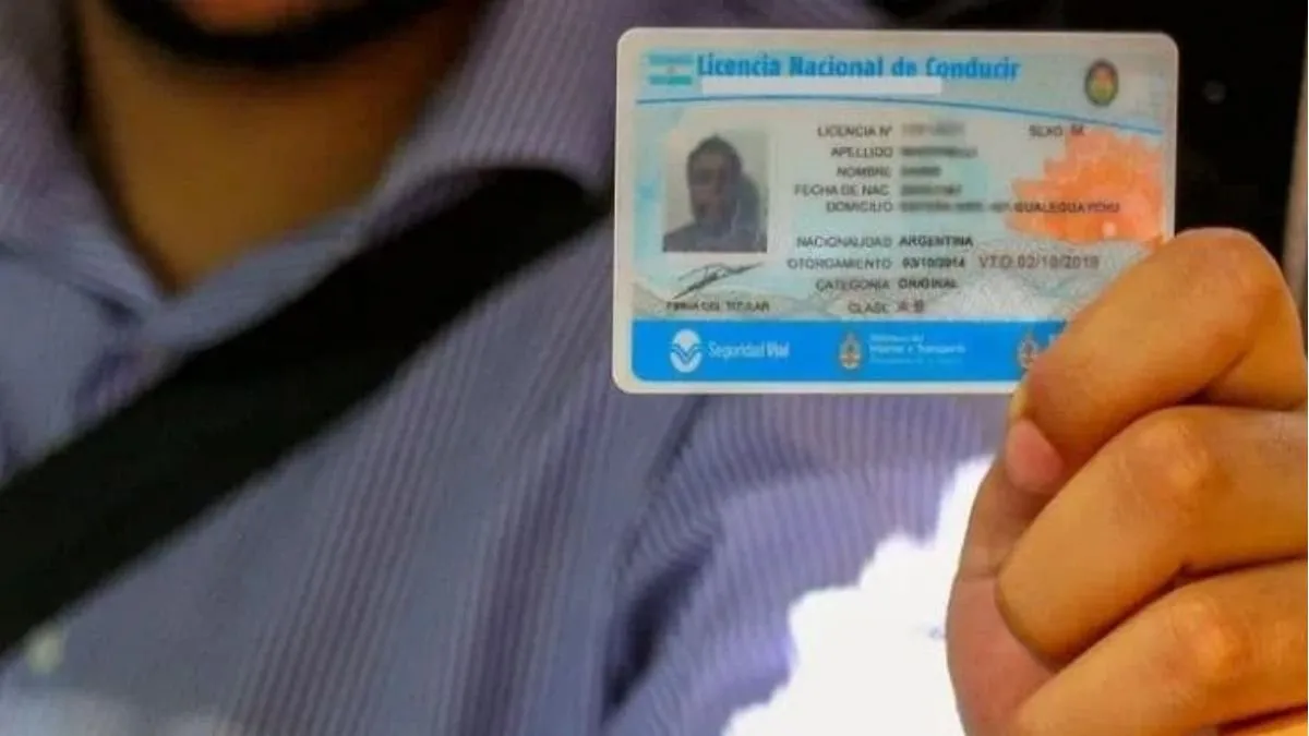 Licencia de conducir.