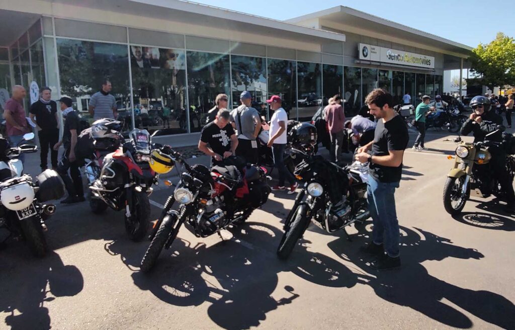 Cruce en moto a Chile