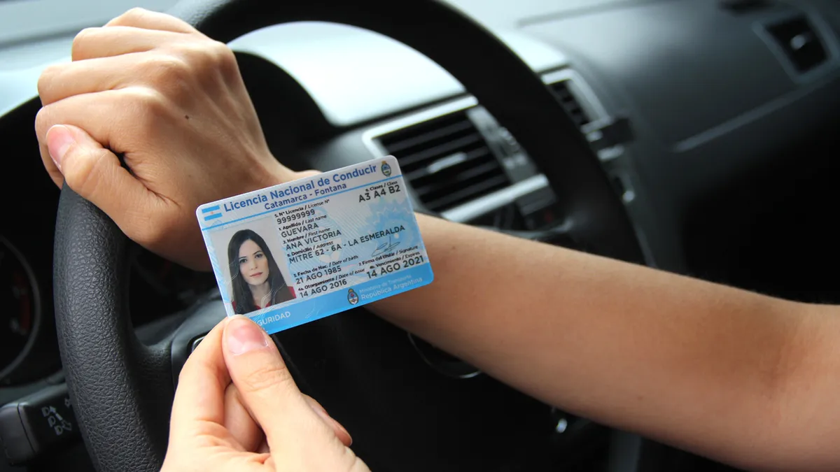 licencia de conducir con rto