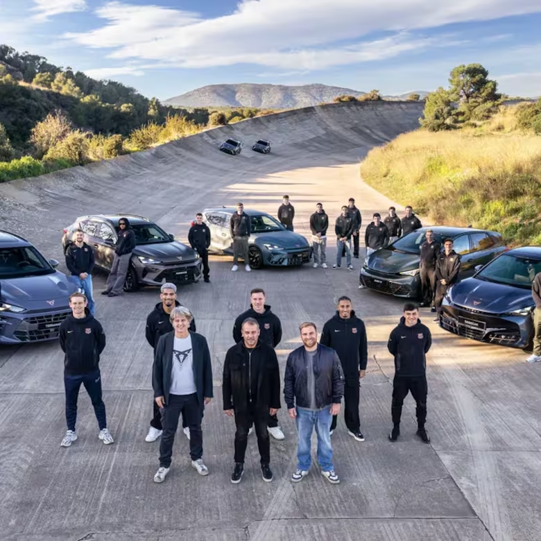 Los autos Cupra del Barcelona Campeón de la Copa del Rey 2025